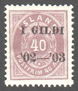 Iceland Scott 58 Mint - Click Image to Close